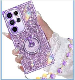 Samsung Galaxy S25 Ultra Glitter Case, Luxury Bling‎ Rhinestone Sparkly